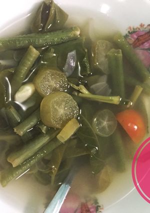Foto resep Sayur asem (kangkung&kacang)