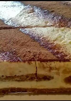 Una foto de Tiramisú fácil sin huevos