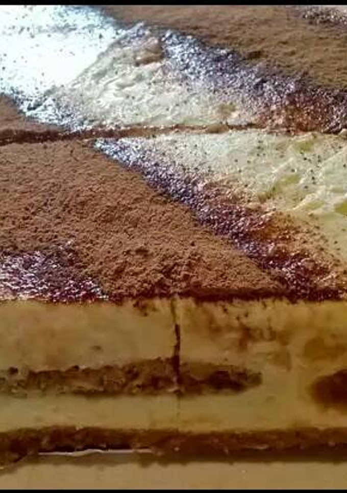 Una foto de Tiramisú fácil sin huevos