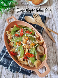 Foto resep Tumis Kapri Tahu Cina