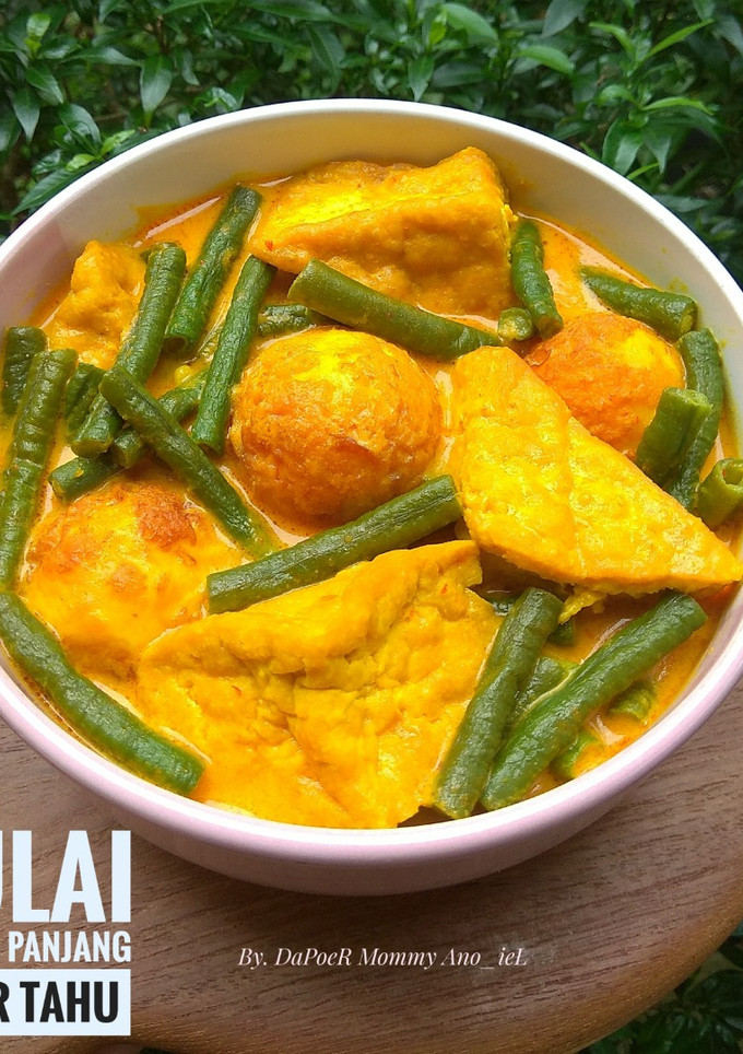 Foto resep Gulai Kacang Panjang Telur Tahu
