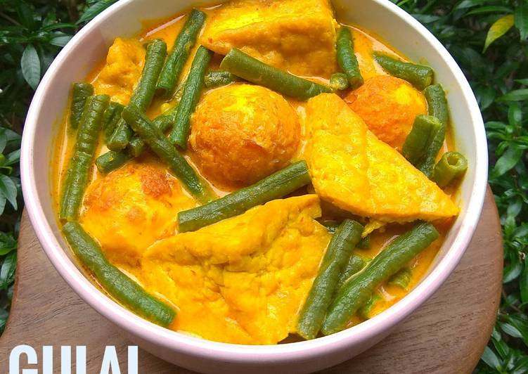 Resep Populer Gulai Kacang Panjang Telur Tahu Mantul Banget