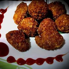 A picture of Crispy egg popcorn.