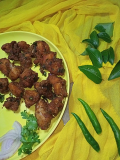 A picture of Chicken pakoda.