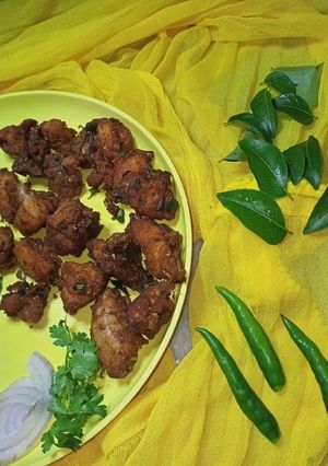 A picture of Chicken pakoda.
