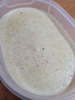 Una foto de Bechamel de calabacín con Thermomix