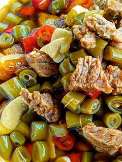 Foto resep Asem asem buncis daging