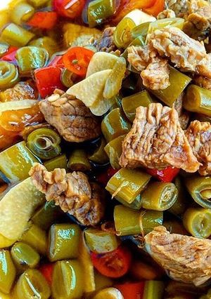 Foto resep Asem asem buncis daging