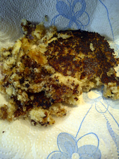 A picture of Twice cooked grits.