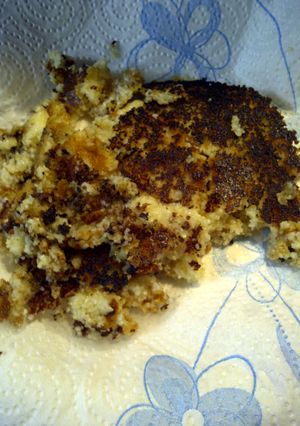 A picture of Twice cooked grits.