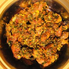 A picture of Peppered chicken.