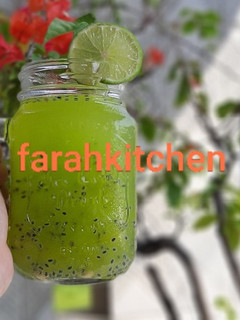 Foto resep Es Melon selasih jeruk nipis