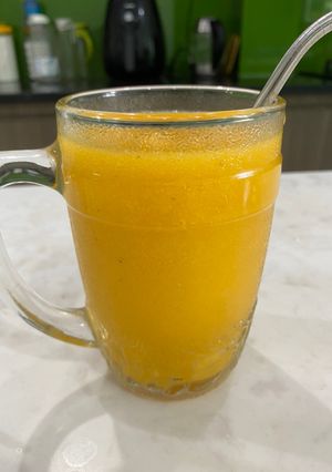Hình của món Sinh tố xoài chuối.
