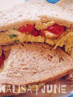 Foto resep Egg salad sandwich low carb