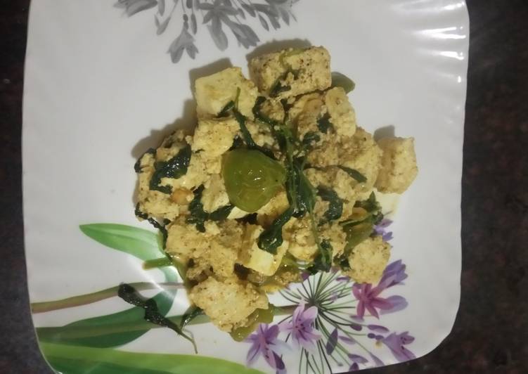 Steps to Prepare Ultimate Paneer mint stir fry