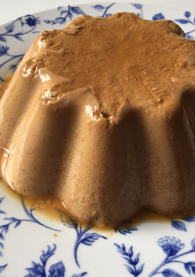 Una foto de Flan de Kinder Bueno🍮🍫