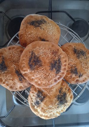 Une photo de Mini pains pide façon leyla