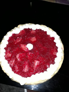Una foto de Tarta de frutilla con gelatina