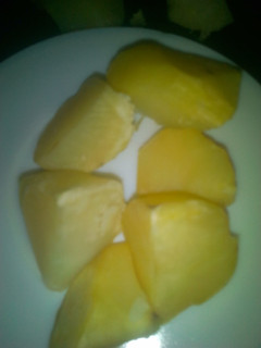 A picture of Roasted potatoes.