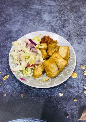 A picture of Kwai da kwai - Awara - Tofu.