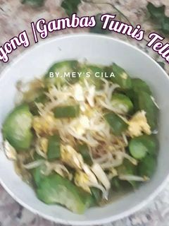 Foto resep Oyong / Gambas Tumis Telur