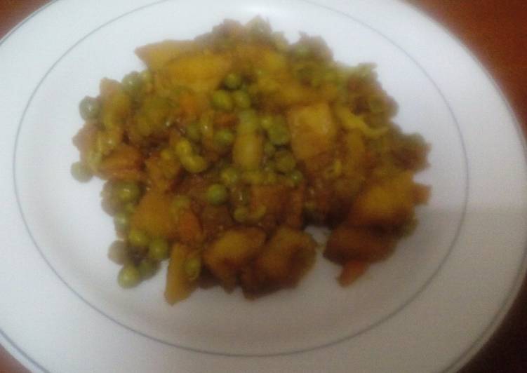 Steps to Make Perfect Stew, Peas and Potatoes