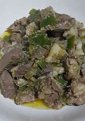 Foto resep Daging sapi sambal ijo