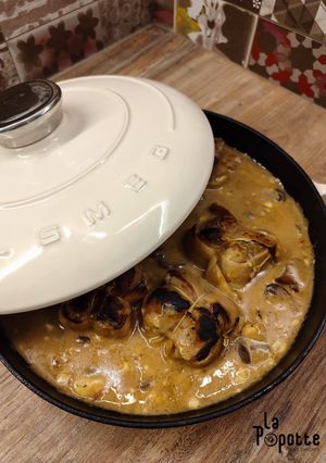 Une photo de Paupiette de veau, ail et fines herbes