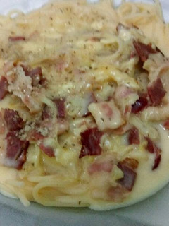 Foto resep Spaghetti pork bacon carbonara