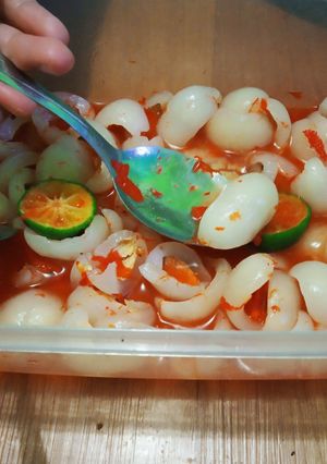 Foto resep Asinan Rambutan pedas asam manis