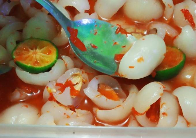 Panduan Membuat Resep Asinan Rambutan pedas asam manis