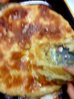 صورة لوصفة فطير مشلتت على البوتجاز 😋😋😋