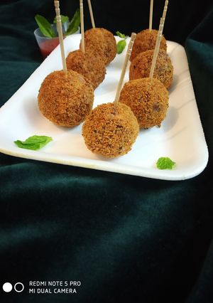 A picture of Veg lollipops.