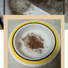 A picture of Bubur Tabur Ati Kuah Santan (mpasi 7 month).