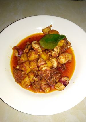 Foto resep Kentang cumi balado