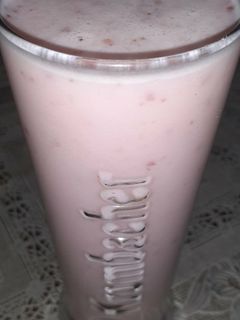 صورة لوصفة عصير الفراولة