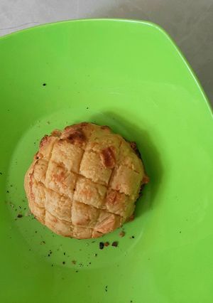 Foto resep DS7. Roti Melon Doraemon Abal Abal (no oven, no mixer)