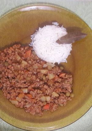 Una foto de Picadillo de carne molida casero