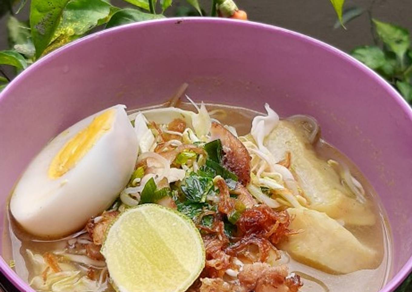 Soto ayam kuah bening