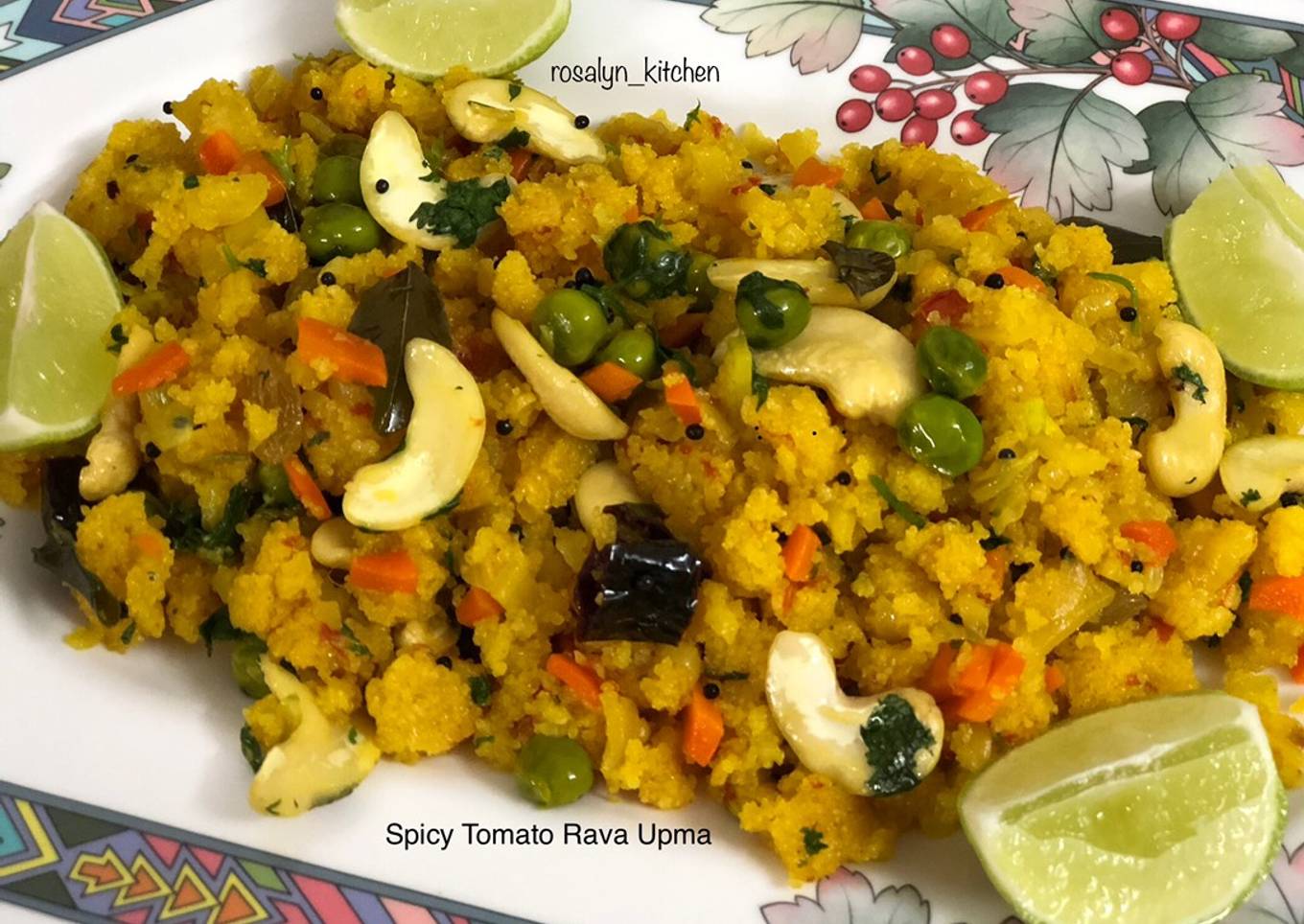Spicy Tomato Rava Upma