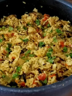 Foto de Arroz com mexilhão