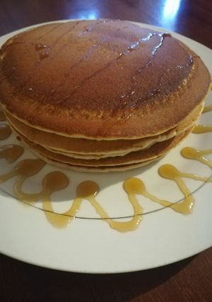 A picture of Fluffy Cinnamon Pancakes.