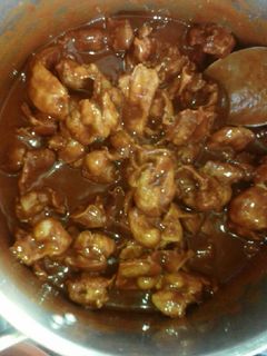 Una foto de Riñonada de pollo enchilada en adobo