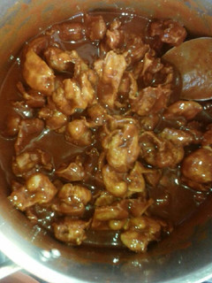 Una foto de Riñonada de pollo enchilada en adobo