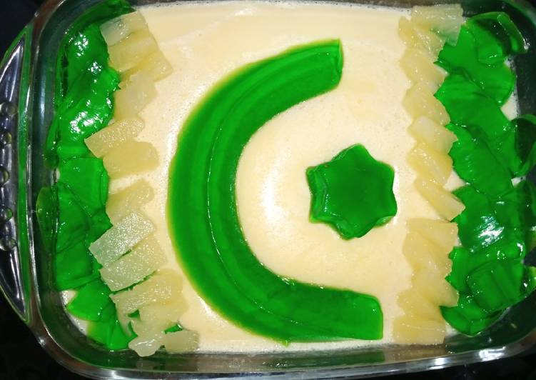 Green pudding recipe