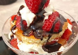 Triffle de frutillas 🍓 y chocolate 🍫
