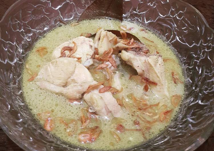 Resep Opor Ayam a la Ibu Mertua, Enak Banget