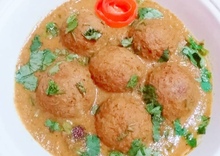 Recipe of Speedy Paneer Kofta Curry