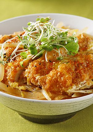 豬排丼飯 的食譜成品照片