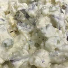 A picture of Old fashioned potato salad.